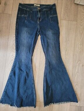 Rock&Roll Denim "Bargain Button Bell" Jeans